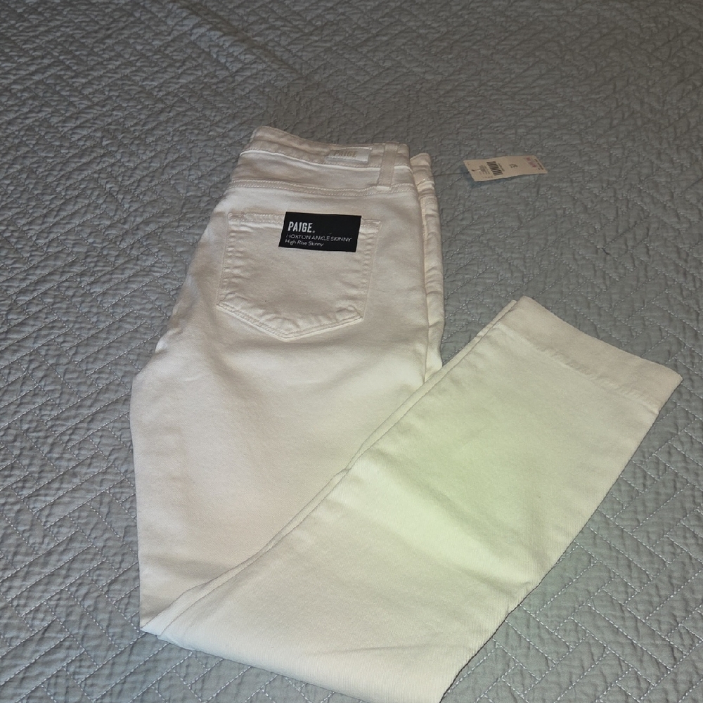 NWT Paige Hoxton Ankle Skinny Jeans